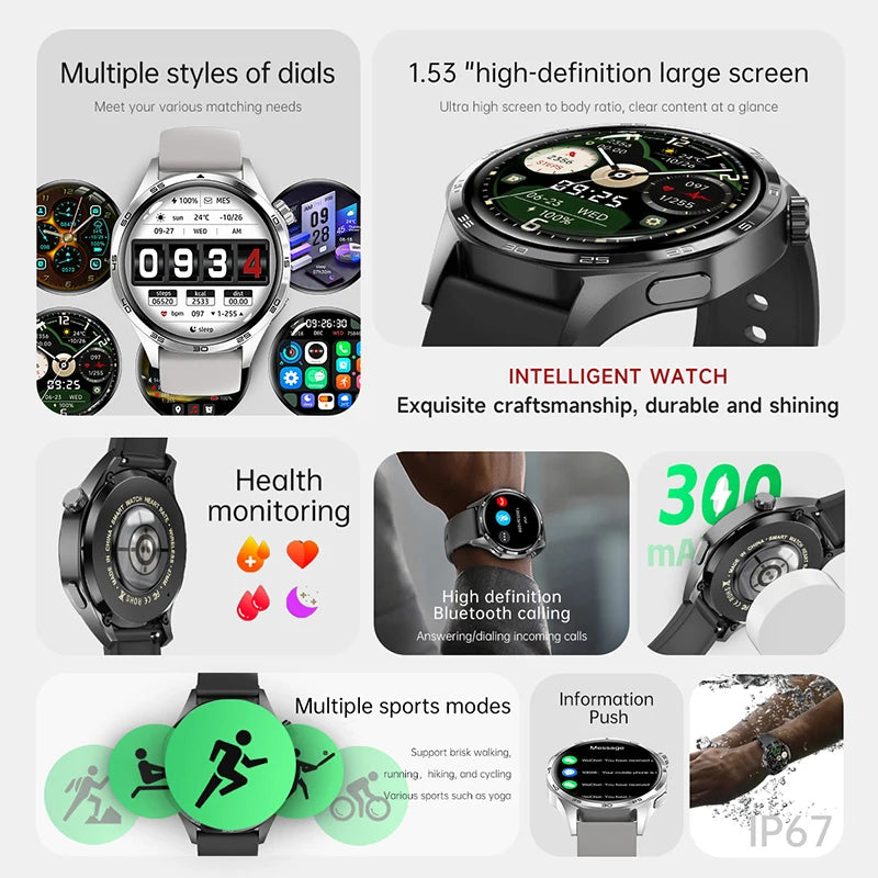 Relógio   Smart Watch GT5 PRO  5 Pro A 2024 GPS