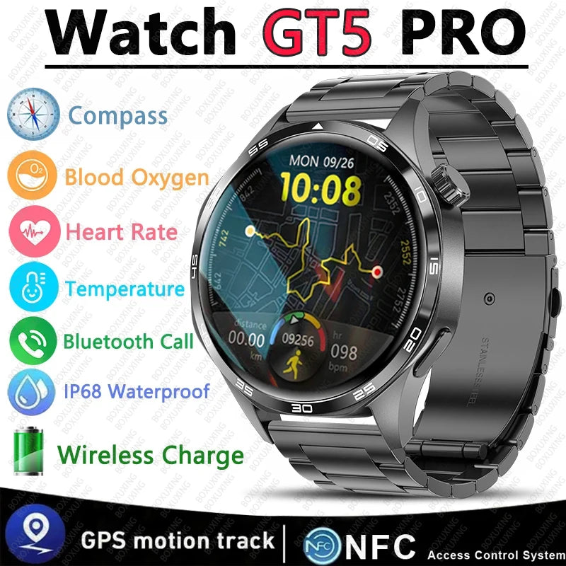 Relógio   Smart Watch GT5 PRO  5 Pro A 2024 GPS